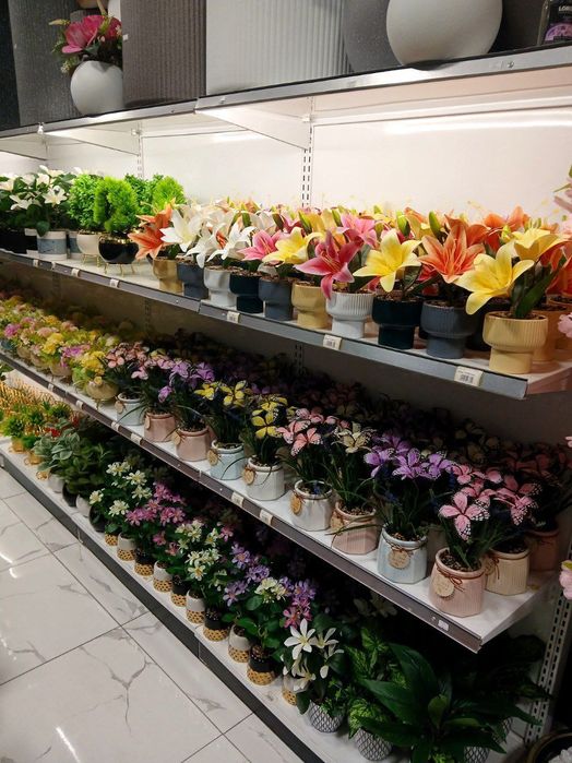 Суний гуллар ва дарахтлар Искусственные цветы и деревья