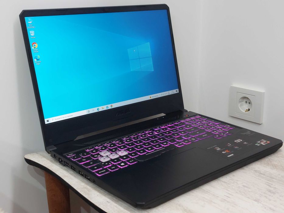 16GB RAM, RTX 2060 6GB 144Hz FULL HD 15.6" геймърски лаптоп Asus TUF Gaming FX505DV