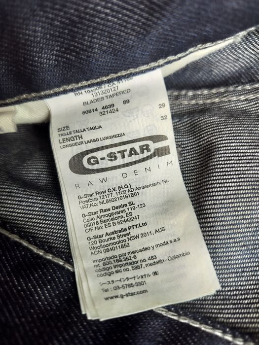 G star Raw Denim W29 L32
