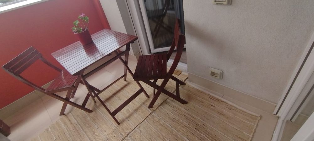 Set masa cu 2 scaune pliabile