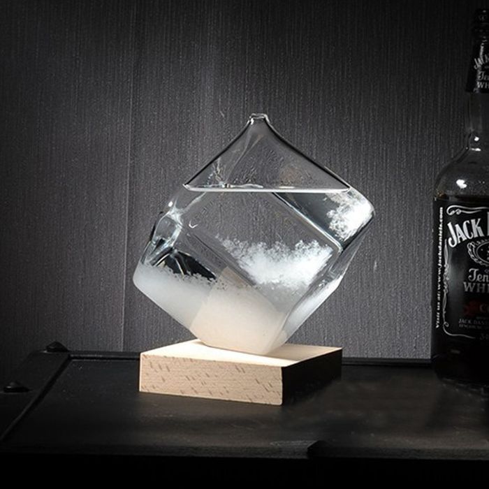 Бутилка за метеорологична станция Storm Glass Cubic Crystal Weather
