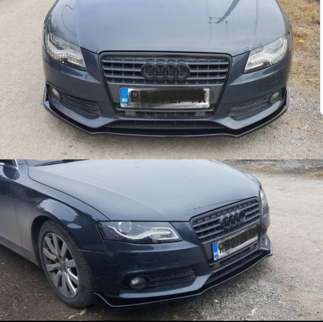 Audi A4 B8 Lip spoiler / лип спойлер за Ауди А4 Б8 гр. Търговище Запад ...