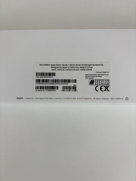 Apple watch seria 7 Celular Sapphire