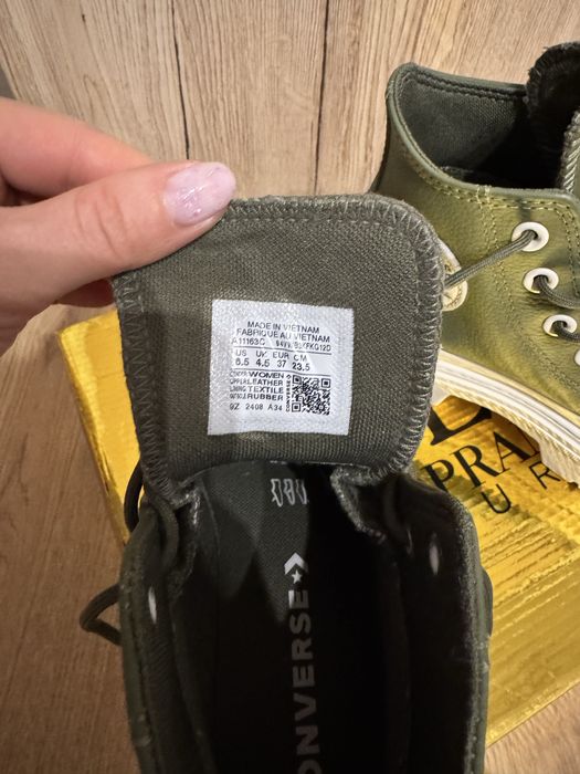 Vand tenisi impermeabili Coverse kaki