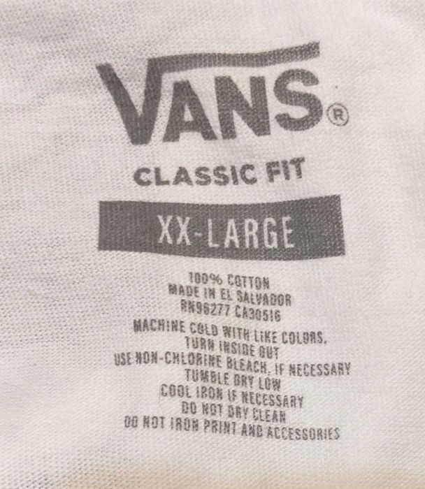 Vans Logo мъжки потници Чисто Нови размер S 2XL от Сащ
