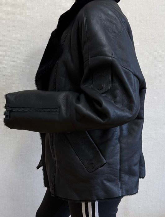 Дубленка пилот короткая