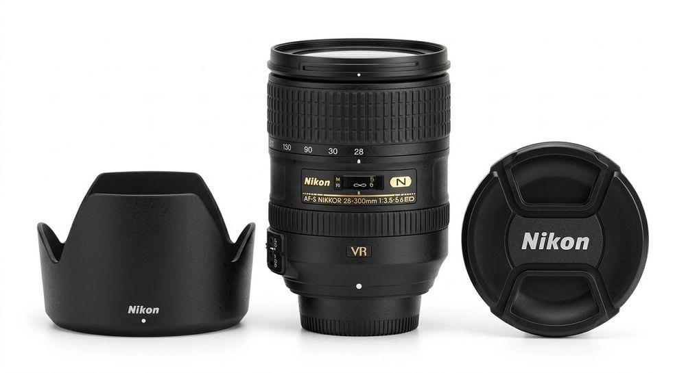 Obiectiv AF-S NIKKOR 28-300mm f/3.5-5.6G ED VR – Condiție Impecabilă (Ca Nou)
