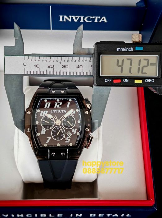 INVICTA Ghost Black 47 mm, Инвикта нов ръчен часовник