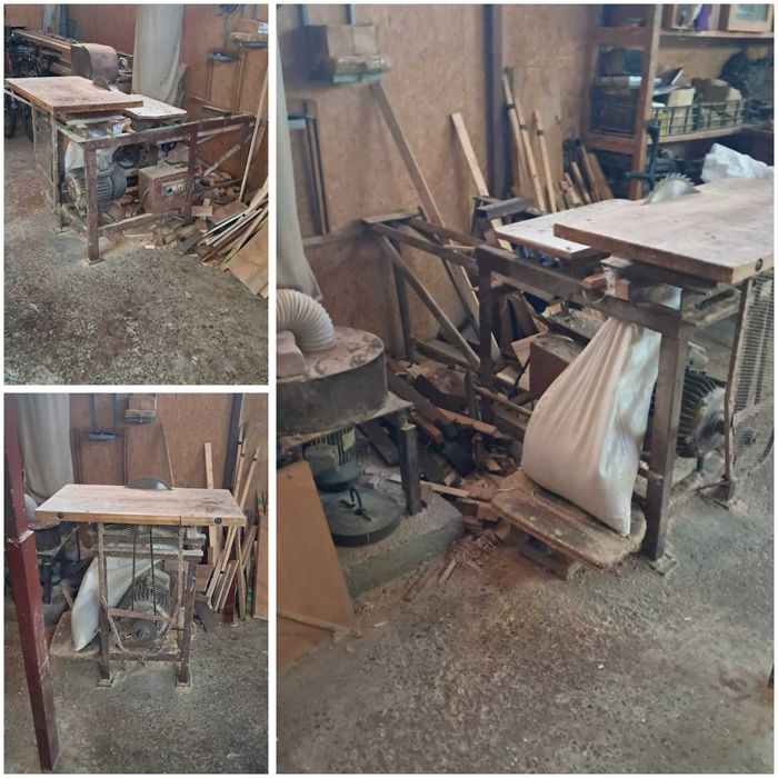 Vand atelier de tamplarie ( masini, scule , unelte, accesorii )
