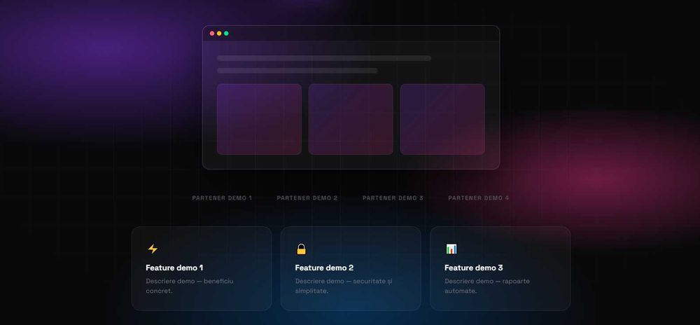 Creare site web la cerere | Site prezentare, landing page, magazin online