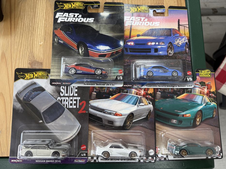 Vand machete hotwheels(premium,silver series)