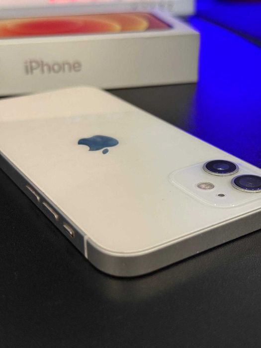 iPhone 12, 128GB, White, 81% батерия, КАТО НОВ