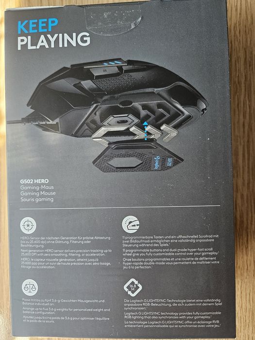 Mouse GAMING G502 Hero