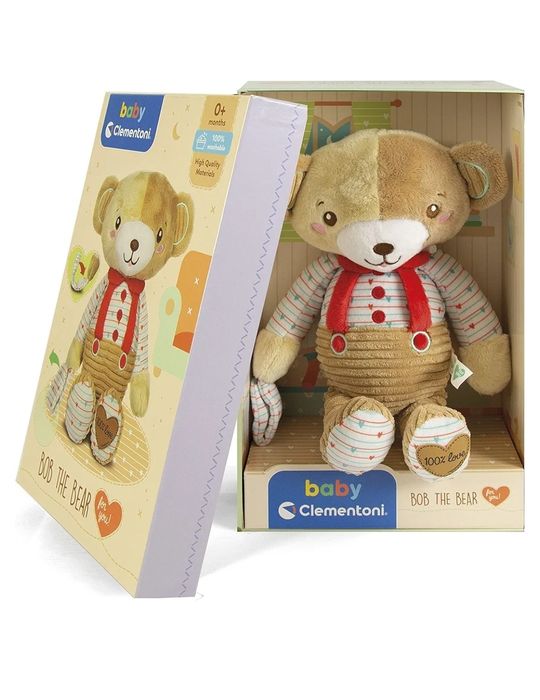 Играчка за бебе Clementoni - Първото ми плюшено мече/коте