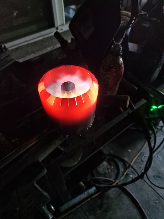 Arzător inox ulei uzat ardere completă