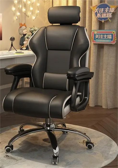 (Sf-17) Офисное кресло руководителя с подставкой для ног