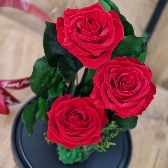 Роза в колбе ,цветы стабилизированные