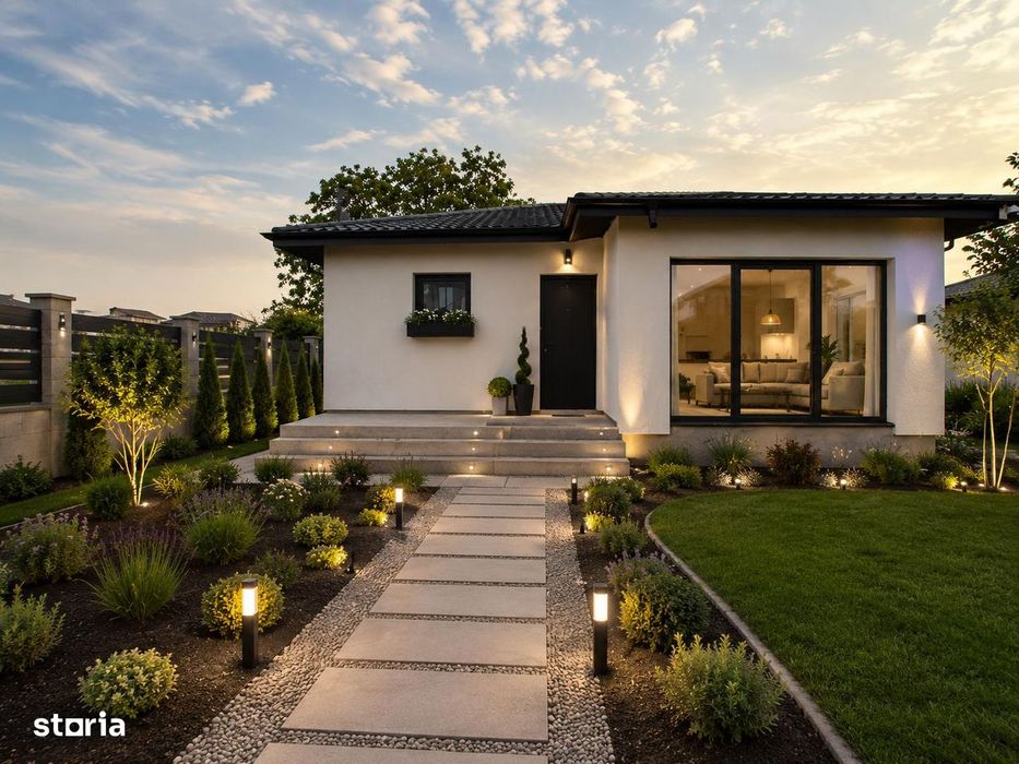 Casa individuala parter || 3 camere o baie || teren 250mp
