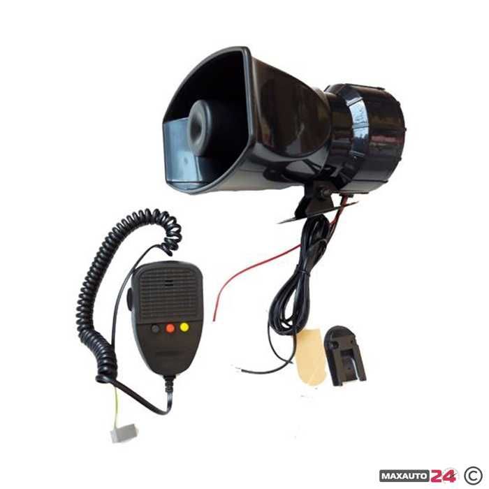 Сирена с микрофон 12V - JK529 тромба клаксон свирка мегафон