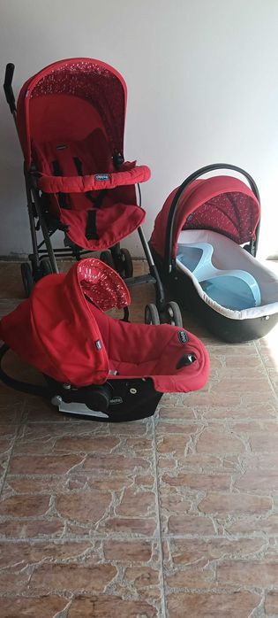 Cărucior bebe 3 in 1