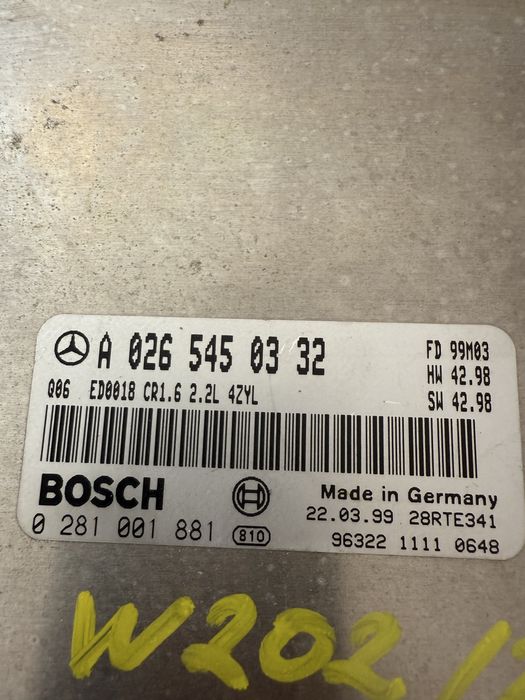 Компютър мотор за Мерцедес Ц или Е класа W202/210 2.2 cdi