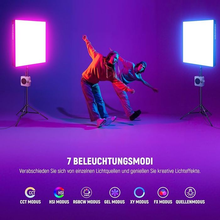 Професионално Видео & фото осветление. Neewer Pro 200W. RGB.  Софтбокс
