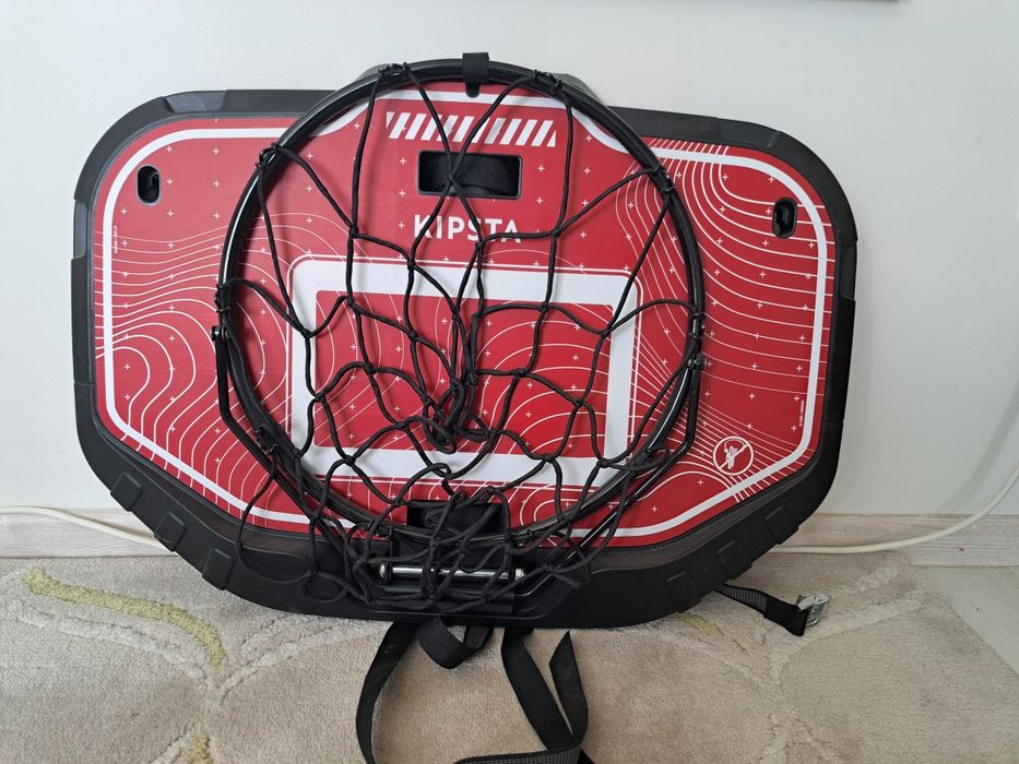 Преносим баскетболен кош за стена set k900, червен