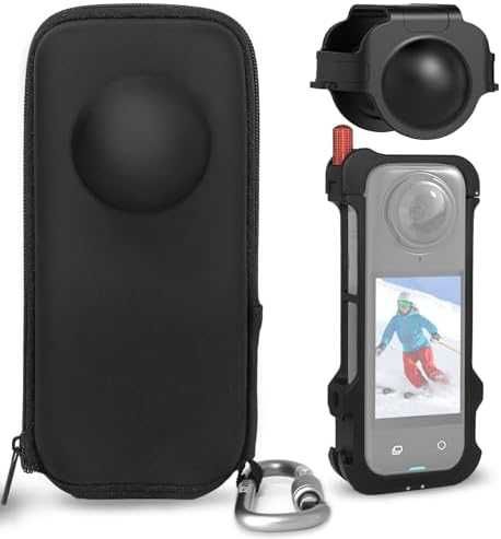 Нов сет за камера Insta360 X4 метална рамка + кейс +капачка за обектив