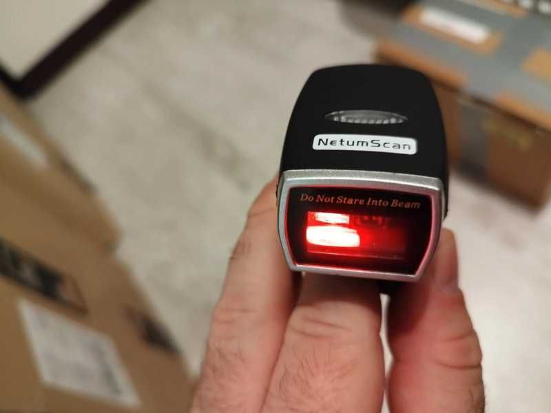 Netumscan Nsr3 scanner 1D, portabil pe deget