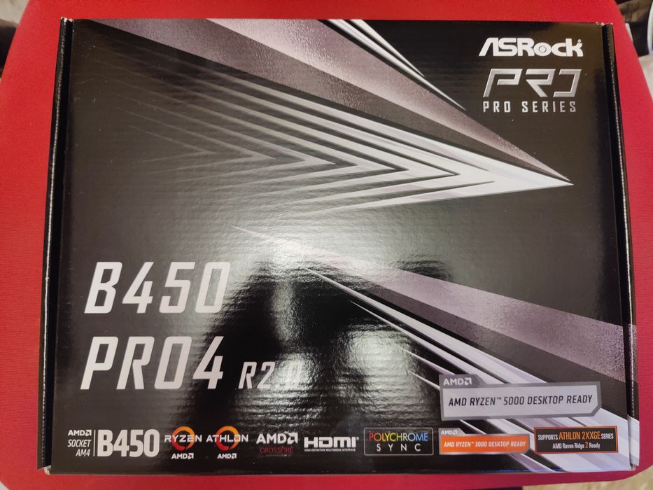 ASRock B450 Pro4 + AMD Athlon 300G + 4GB DDR4 + охлаждане
