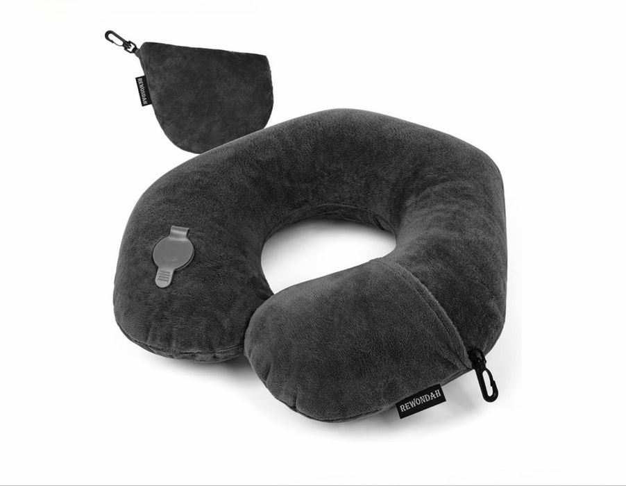 Pernă de călătorie gonflabilă
