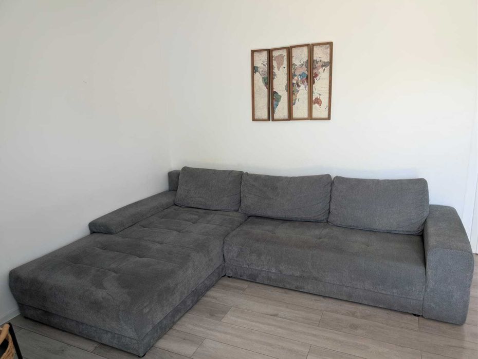 Canapea modulară extensibilă cu ladă – stare foarte bună