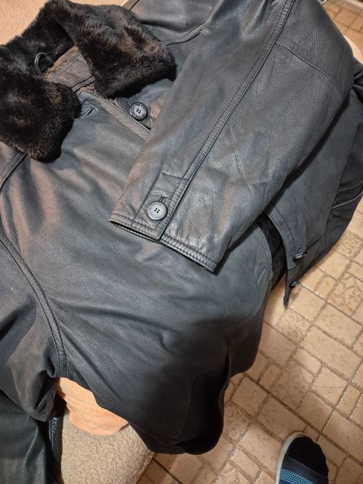 Geacă dama, piele naturala neagră, Fabiani. Supercalitate. Noua