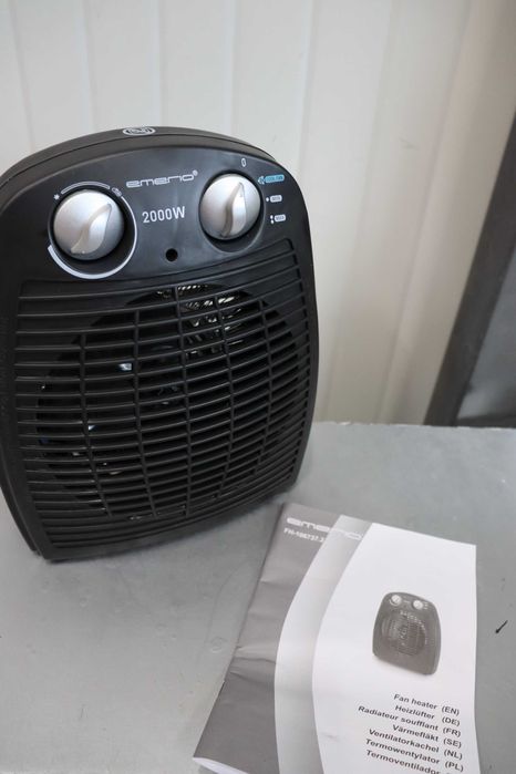 Нагревателна печка Emerio, 2000W, 2 Скорости, Автоматично изключване