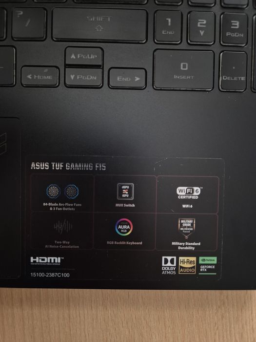 Asus TufGaming F15
