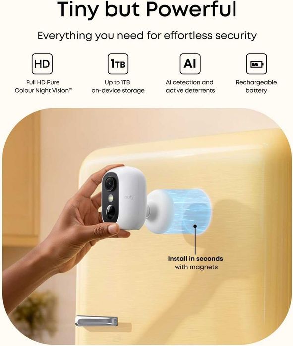 EufyCam C35 Security-охранителна система от видеокамери за външен и вътрешен монтаж