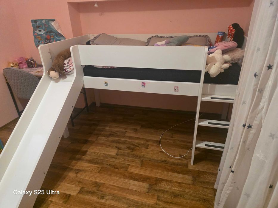 Детско легло пързалка