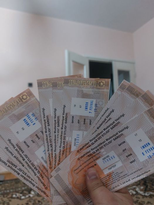 Imron konsertiga chiptalar bor