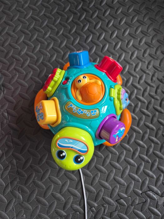 WINFUN Костенурка сортер за дърпане със звук и светлина.