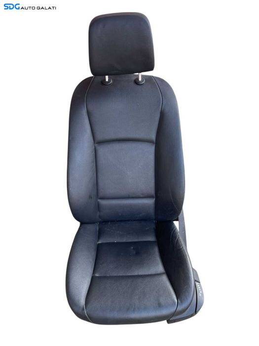 Scaun Piele Neagra cu Incalzire Stanga Fata Sofer BMW Seria 5 F10 F11 2009 - 2017 Cod 52107234966 52107266345 52109144893 52107230648 [B4800]