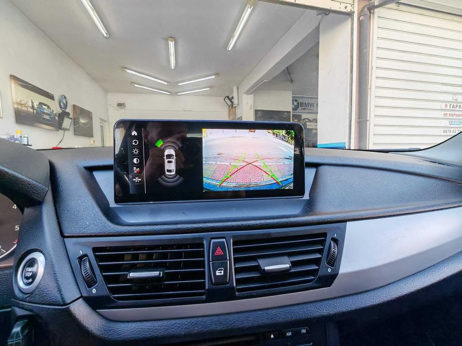 Навигация с ANDROID 14 8GB RAM 128GB HDD BMW X1 E84 10.25 инча Андроид БМВ Е84 WiFi + Apple Carplay