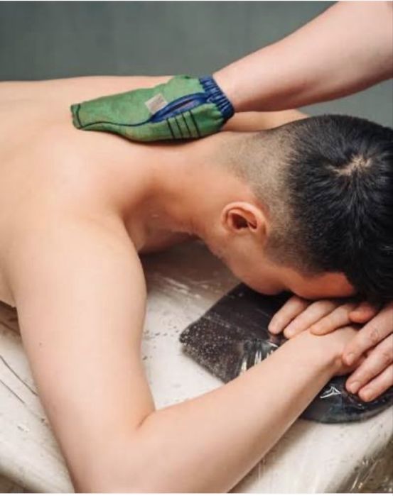 Пилинг, массаж, шугаринг.