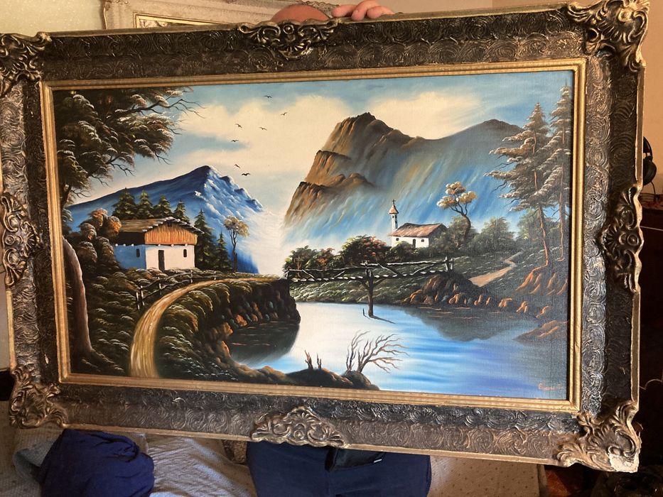 Tablou in ulei din ani 80