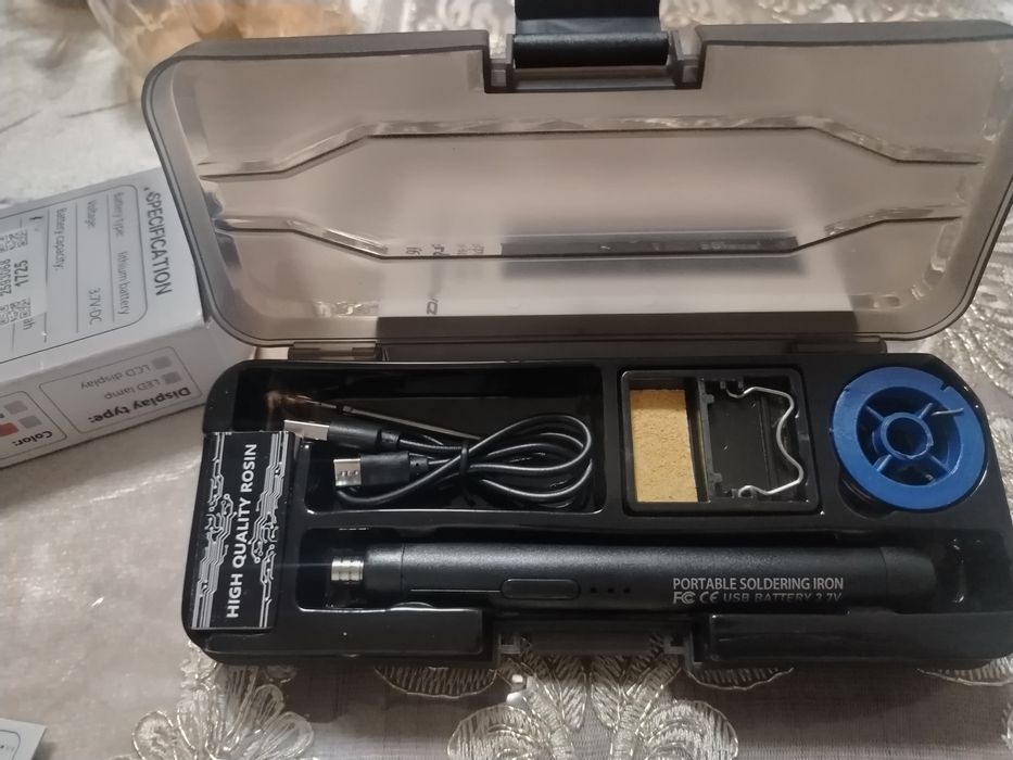 ustalarga payalnik akumlatirli