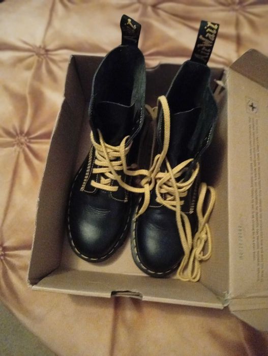 Dr. Martens 1460 Pascal Atlas Gheata  masura Eu-41 piele gri inchis