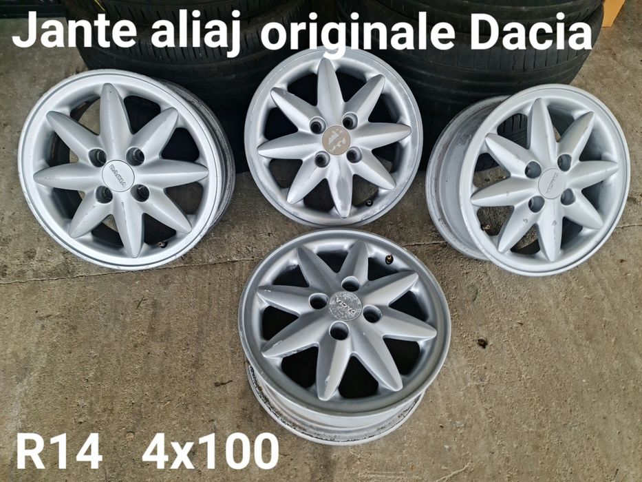 Jante R14 4x100 originale Dacia