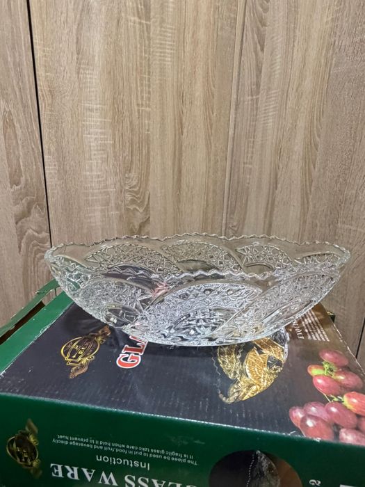 Вазочка новая стекло