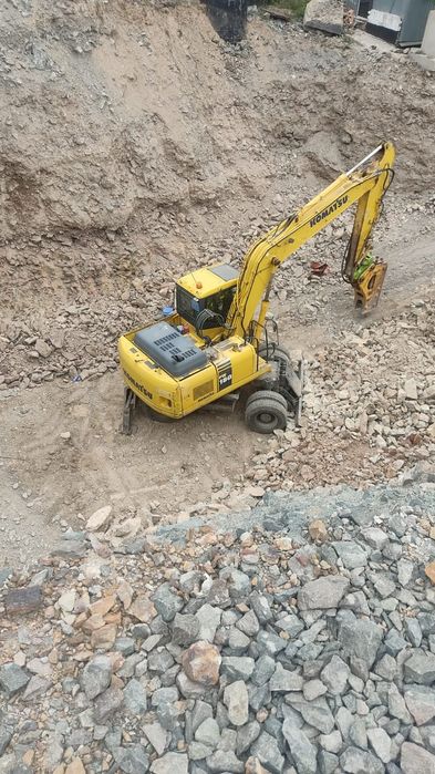 Аренда колёсного экскаватора