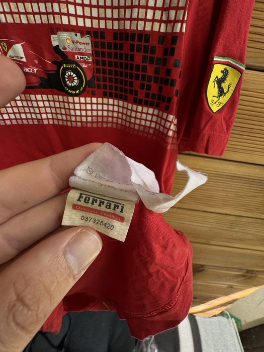 мъжка тениска FERRARI Men's T-Shirt with Graphic 1 Ferrari F1 T-Shirt. Official Licensed Product