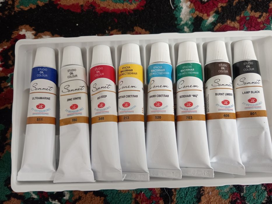 Sonnet studio oil colours